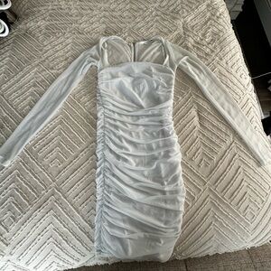 Fashion Nova little white dress.